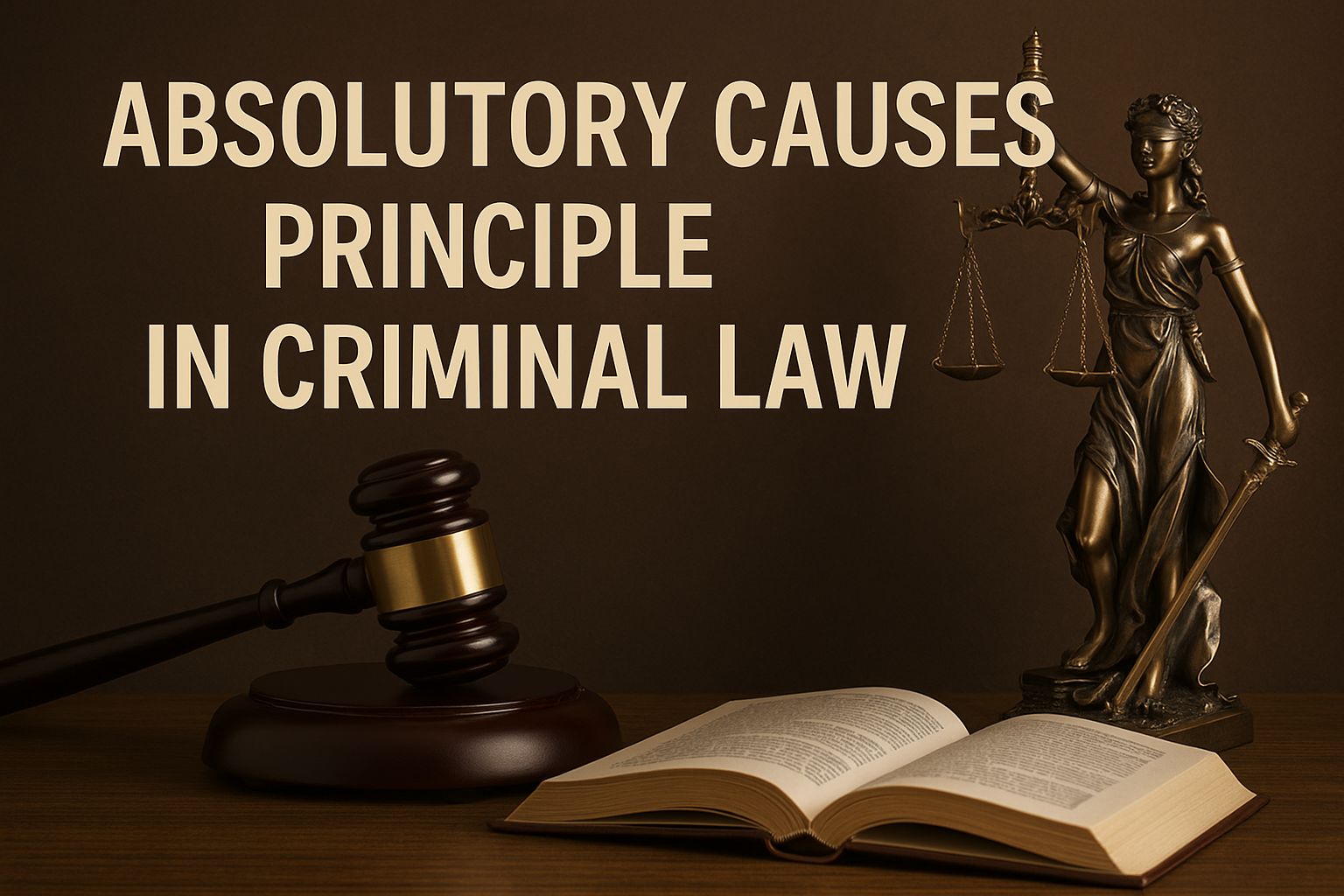 Read more about the article Absolutory Causes | Principle in Criminal Law: Meaning, Scope, and Application